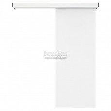 Противопожарная дверь EI 45 раздвижная белая с выпадающим порогом