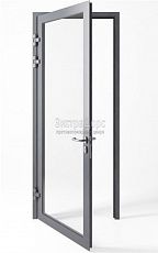 Дверь с выпадающим порогом противопожарная EI 30 однополая